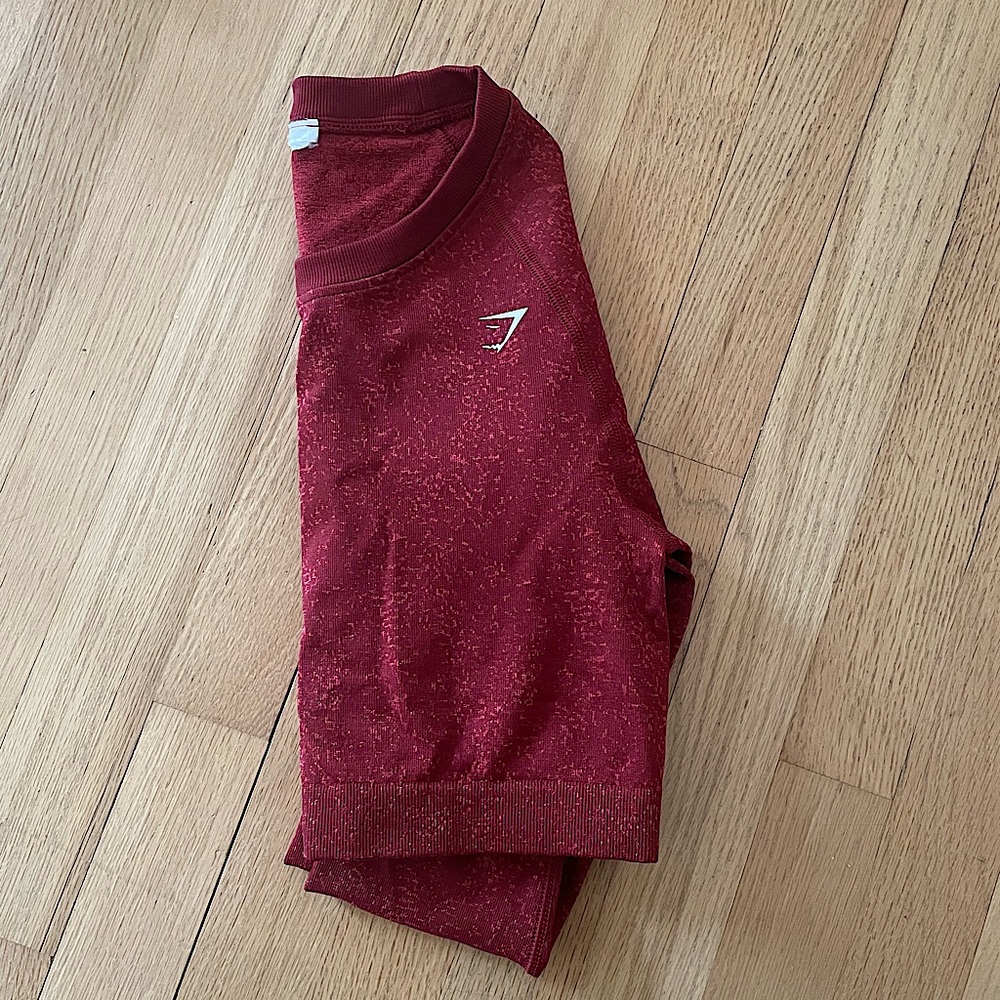 Gymshark Adapt Fleck Seamless Long Sleeve Crop Top